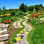 different types of paths for your vegetable garden